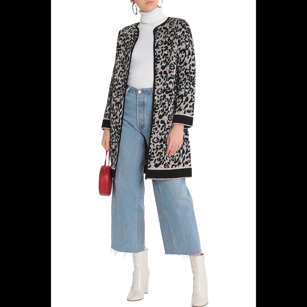M Missoni Leopard-print cardigan (Sz 6)
